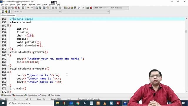 Scope Resolution in C++ Programming | ( : : ) | By Professor Pankaj Gupta | BIIT смотреть онлайн