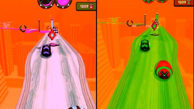 Going Balls VS Color Ball VS Reversed Balls SpeedRun Gameplay iOS Android All Levels 2965 смотреть онлайн