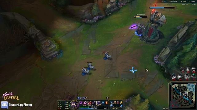 Kassadin but I have 6000 HP and laugh while tanking your whole team смотреть онлайн