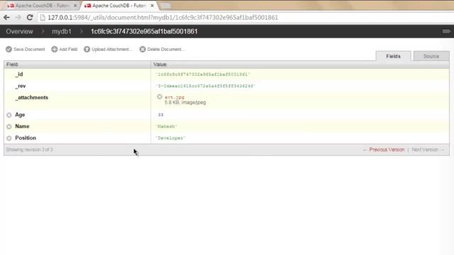 CouchDB Attach Files to Document
