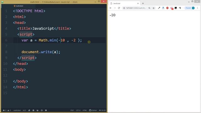 JavaScript Math Methods Tutorial in Hindi / Urdu смотреть онлайн