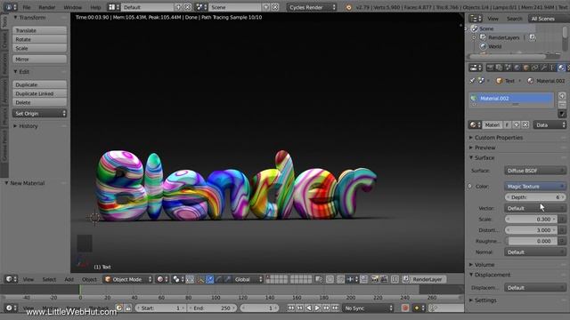 Blender Tutorial for Beginners: Candy Effect смотреть онлайн
