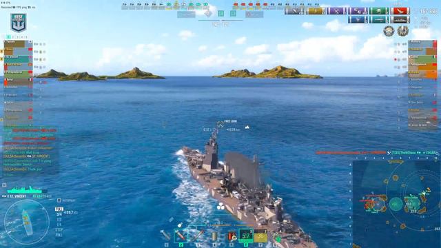 Battleship St. Vincent: The game of the year? - World of Warships смотреть онлайн