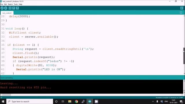 IoT || NodeMCU as a webserver, Control LED using Wifi of NodeMCU смотреть онлайн