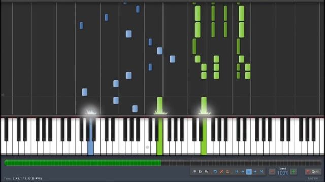 [Tehishter's] 5 Centimeters per Second - One More Time, One More Chance (piano Synthesia + Sheet) смотреть онлайн
