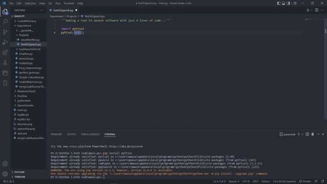 Text To Speech Software In 4 Lines of code || Python || VS Code смотреть онлайн