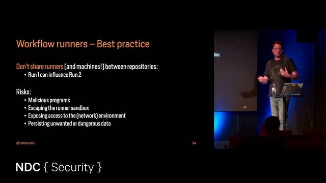 How to use GitHub Actions with Security in mind - Rob Bos - NDC Security 2022 смотреть онлайн