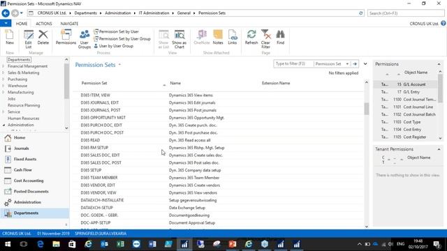 Microsoft Dynamics NAV 2017 - Role Centres and Permissions Webinar смотреть онлайн