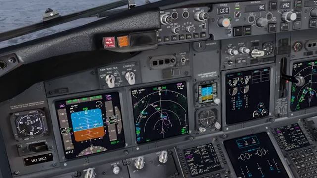 HD FSX PMDG 737-800 Approach and landing in Borispol airport(UKBB) смотреть онлайн