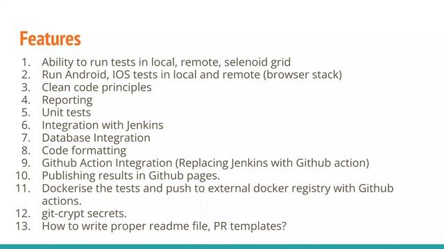 Part 1 | Single Framework to Automate Web, Mobile and API | Step by Step Tutorial | Features & Libs смотреть онлайн
