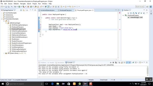 JAVA TUTORIAL 17 HOW TO CREATE THE CLASS IN JAVA смотреть онлайн