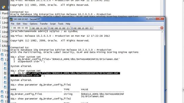 07.02 Oracle_10gR2_DataGuard_7.2 Configuring Data Guard Broker.avi смотреть онлайн