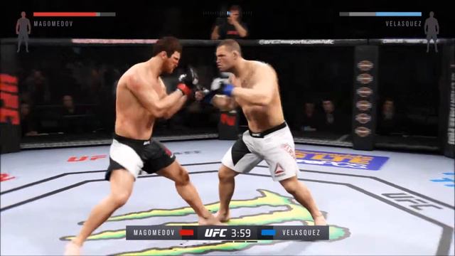 EA UFC 2 (PS4)  Ruslan Magomedov Vs Cain Velasquez