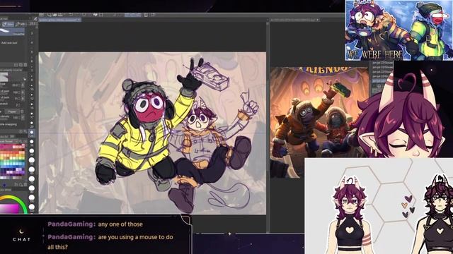 【ART STREAM】 Still sick... so lets be productive! (Making thumbnail art!) смотреть онлайн