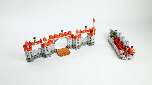 Medieval Castle - 310 building bricks Made in Germany - Stop motion animation смотреть онлайн