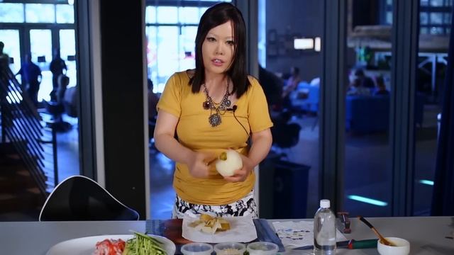 Cold salad with spicy mustard sauce (Gyeoja Naengchae) 겨자냉채 смотреть онлайн