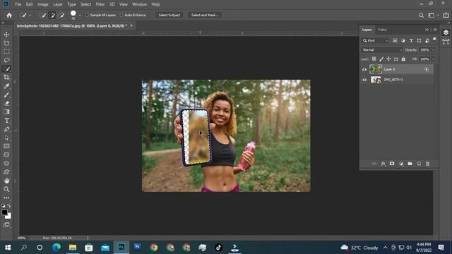 Green Screen Remove with Photoshop смотреть онлайн