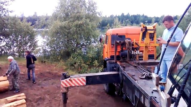 Сборка сруба база отдыха Ильмурзино смотреть онлайн