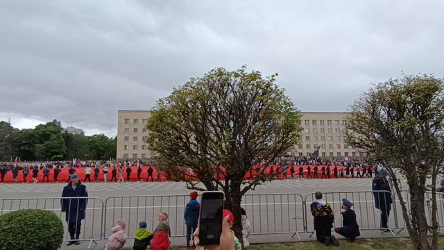 Парад Победы 9 мая в Ставрополе! Самое большое знамя Победы в мире!