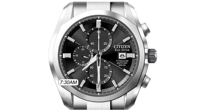 Citizen Watch Setting Instructions — Simple Analog Time Setting (Chronograph Style) смотреть онлайн