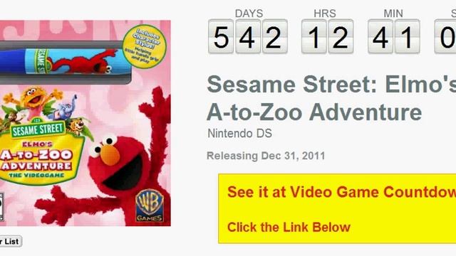 Sesame Street: Elmo's A-to-Zoo Adventure DS Countdown смотреть онлайн