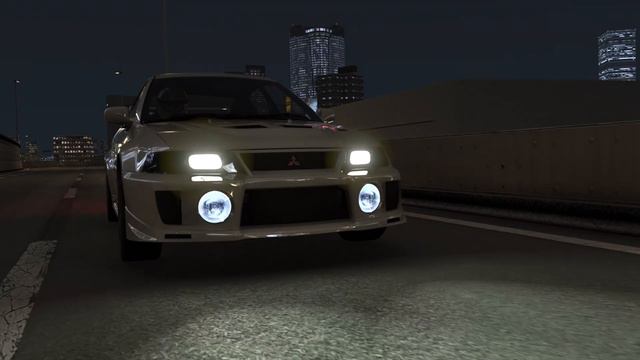 60fps HDR | アセットコルサ 高画質リプレイ --- 三菱・ランサーエボリューションV【首都高C1内回り～レインボーブリッジ】 смотреть онлайн