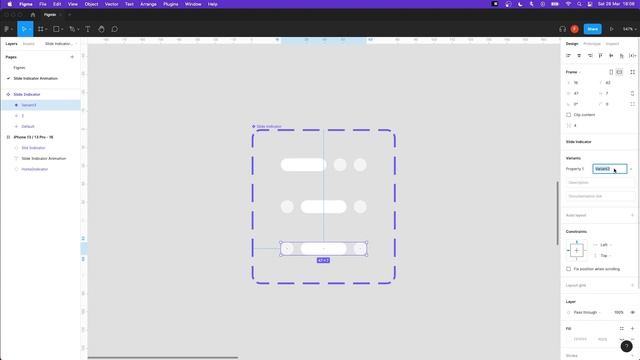 Make a Slide Indicator Animation in Figma смотреть онлайн