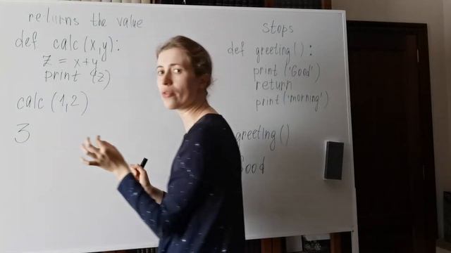How works a "return" statement in Python смотреть онлайн