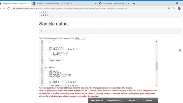 NPTEL Design and analysis of algorithms or daa week 3 assignment solution смотреть онлайн