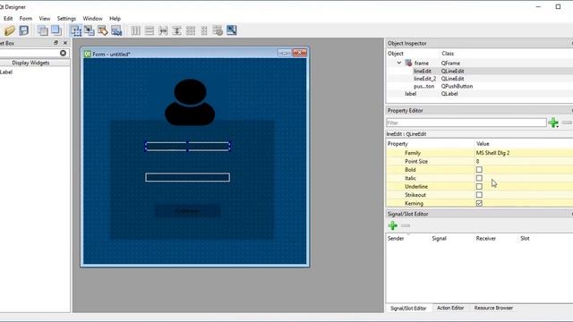 21 - Como criar uma tela de Login - Qt Designer - Interface Gráfica com Python смотреть онлайн