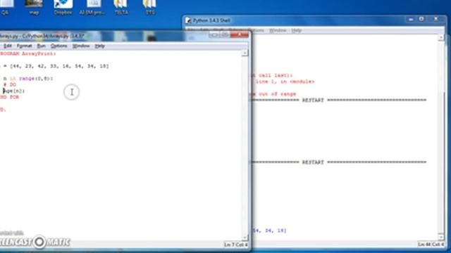 Python: Data Structures - Arrays смотреть онлайн