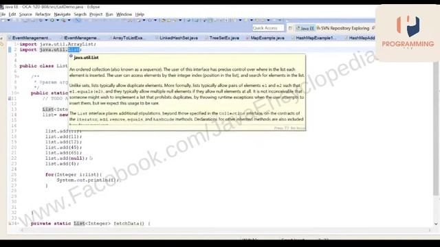 List interface in java | Interface in Java | Collections framework in Java смотреть онлайн