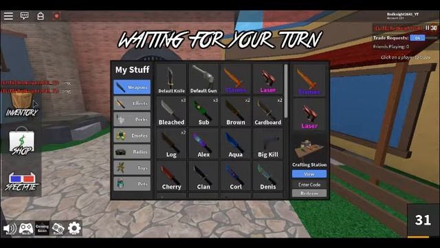 Crafting the first Ancient Knife in Murder Mystery 2 смотреть онлайн