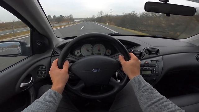 Ford Focus ST170 - POV Test Drive + Acceleration 0-200 km/h смотреть онлайн
