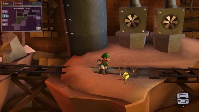 Luigi's Mansion 2: Dark Moon - Mansion 3: Old Clockworks - No Damage 100% Walkthrough смотреть онлайн