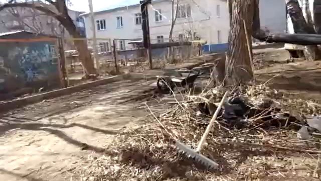 Весна. Поселок Васильево Октябрьская 4 (..у поликлиники ) смотреть онлайн