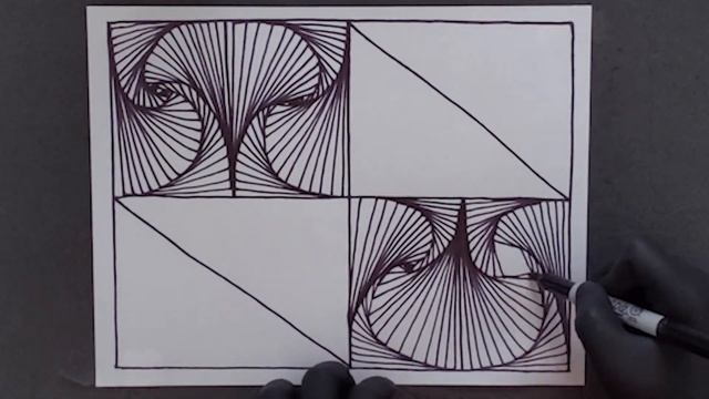 Black and White Line Art for Beginners | 3D LINE ILLUSION DRAWING смотреть онлайн