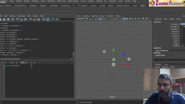 How to use Script Editor for MEL scripting in MAYA | Write MEL Code in Script Editor | T-2 смотреть онлайн