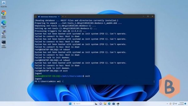 How to Install Debian Desktop with GUI on WSL in Windows
