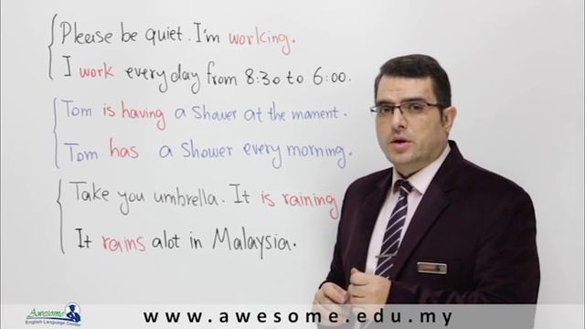 (Present Simple Vs Present Continuous) (تدریس زبان انگلیسی توسط استاد سرمدی (گرامر смотреть онлайн