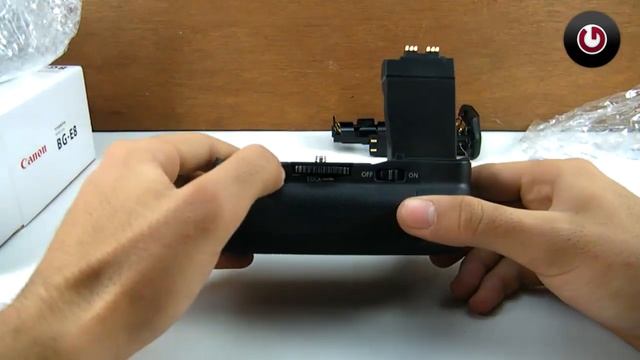 فتح وعرض الـ Battery Grip لكاميرات كانون 600d و 550d