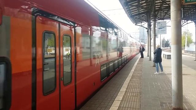 ЭШ2-023 Аэроэкспресс На Белорусском вокзале смотреть онлайн