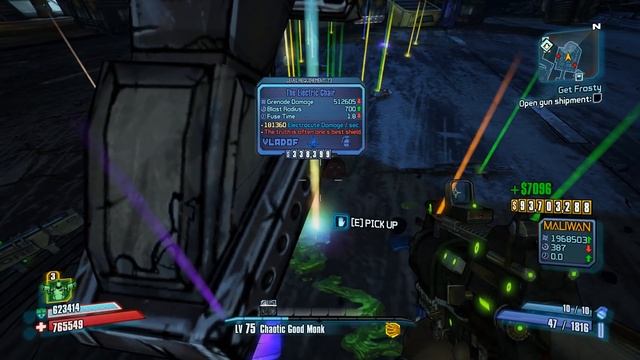 Borderlands 2 | The Electric Chair Effervescent Grenade Guide смотреть онлайн