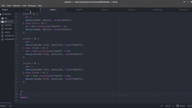 Wavefront Object. Часть 4. Отдельный исходник для чтения файлов смотреть онлайн