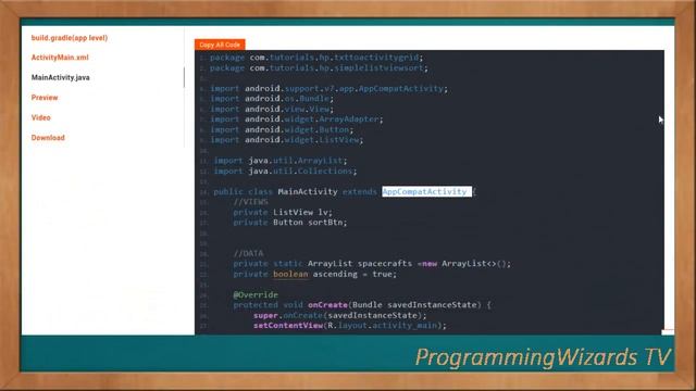 Android Development S1E1 : ListView - Sort Ascending and Descending смотреть онлайн