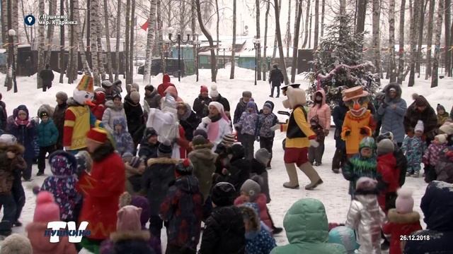 Елка в парке "Березовая роща" смотреть онлайн