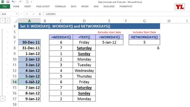 MS Excel - Working with Dates | Excel Tutorials смотреть онлайн
