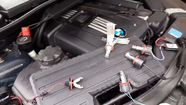 ? BMW E90 E92 E93 Series Angel Eyes Replacement DRL H8 Halo Rings