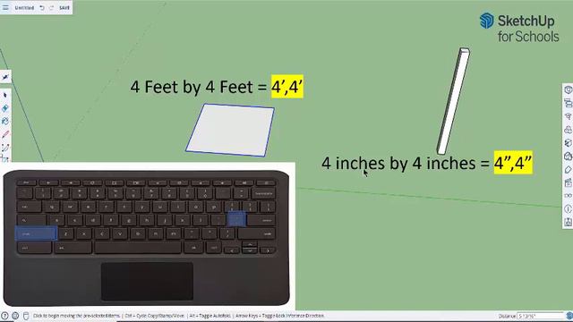 Sketchup Inches verse Feet смотреть онлайн