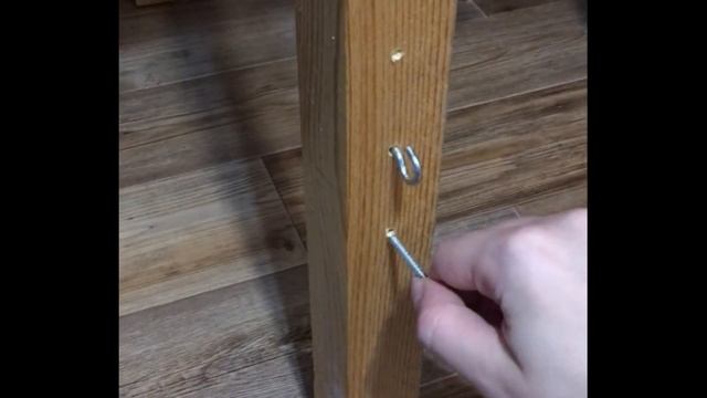 Закрутить крючок шуруповертом | Крюк, кольцо, полукольцо, костыль